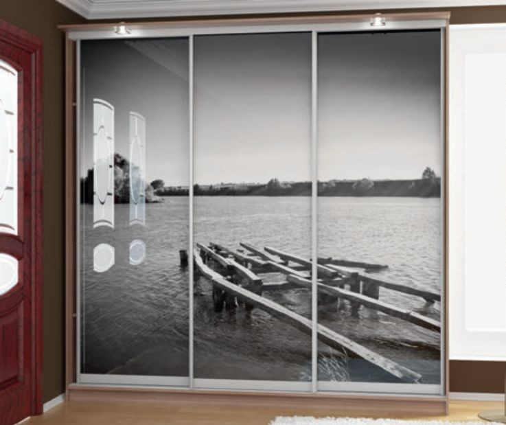 Шкаф-Купе корпусный с фото печатью.