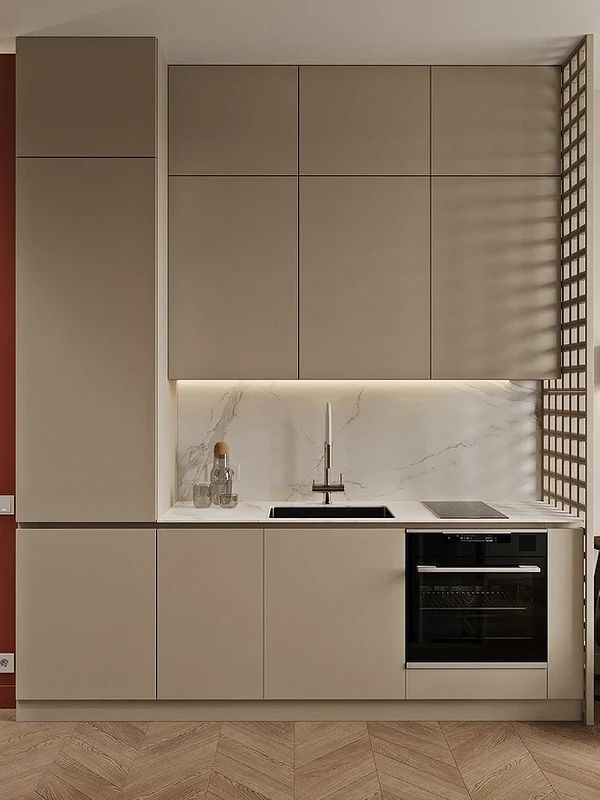 Кухня с фасадами из ЛДСП EGGER.