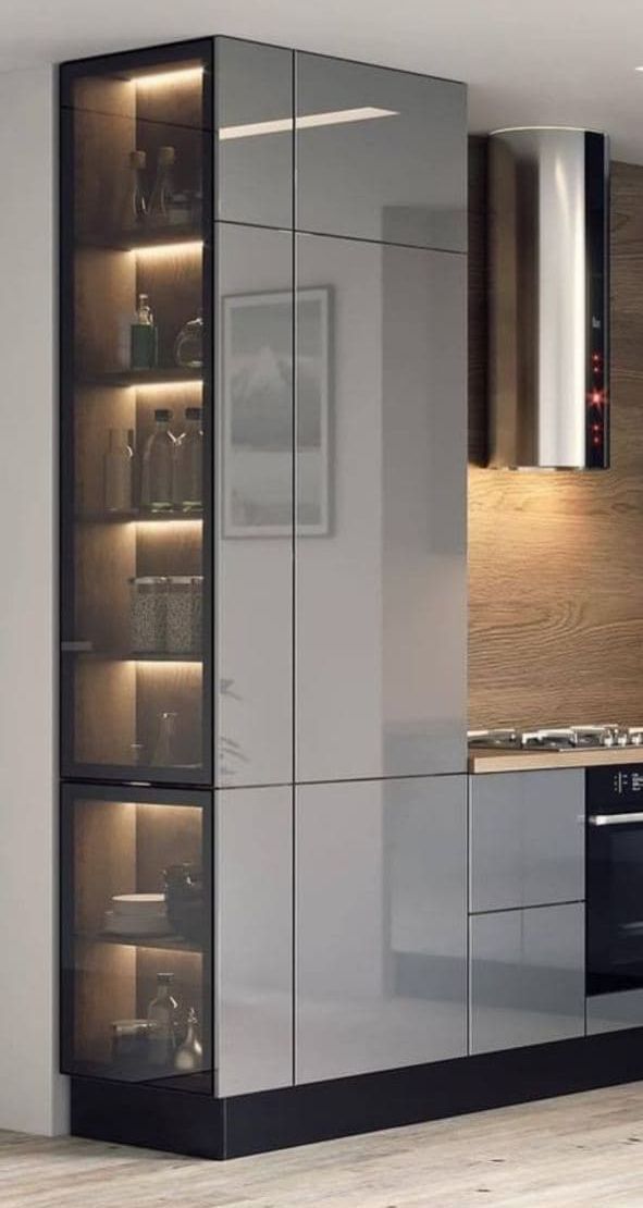 Кухня с фасадами из AGT акрил.