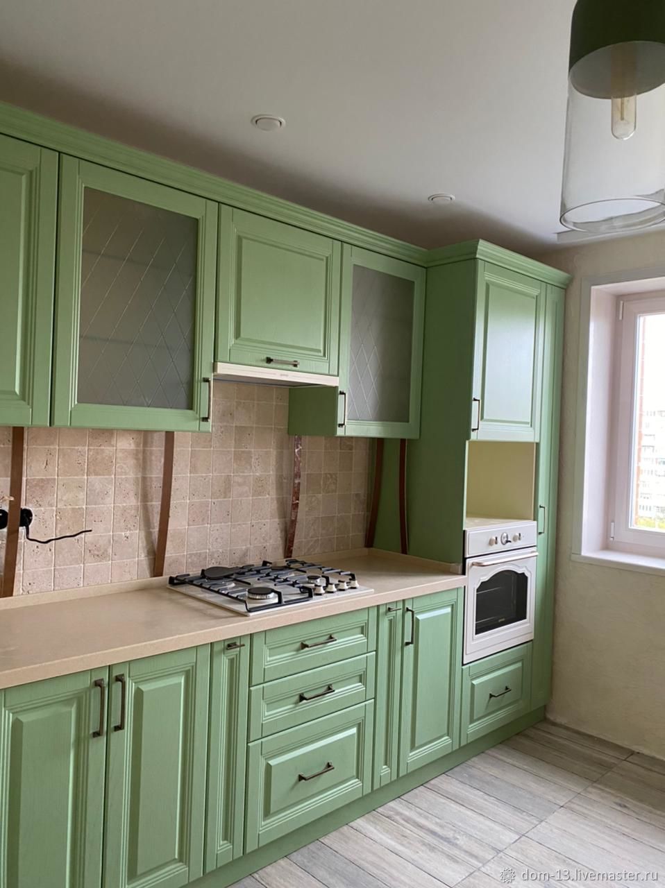 Кухня в классическом стиле. Крашенный МДФ.
