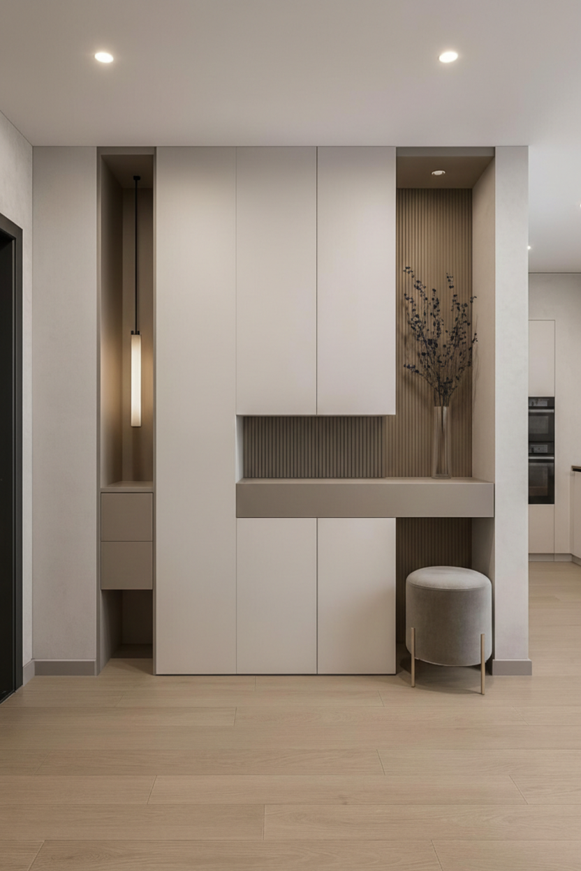 Шкаф с консолью.