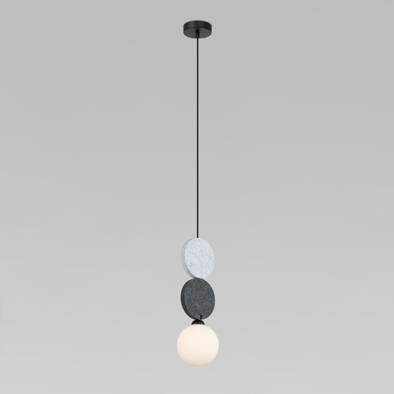 ПОДВЕСНОЙ СВЕТИЛЬНИК С ФЕТРОВЫМ ПЛАФОНОМ 40073/1 серый