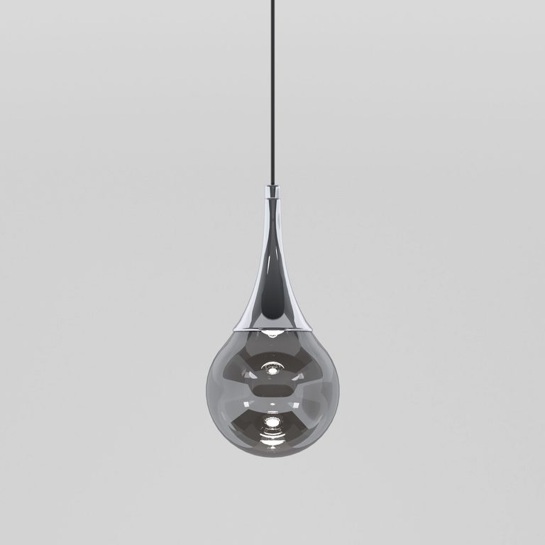 Подвесной светодиодный светильник со стеклянным плафоном 50256/1 LED золото