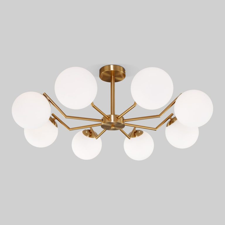 Потолочная люстра со стеклянными плафонами 70154/8 хром