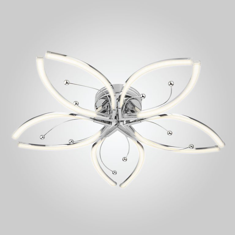 Светодиодный потолочный светильник 90056/5 хром