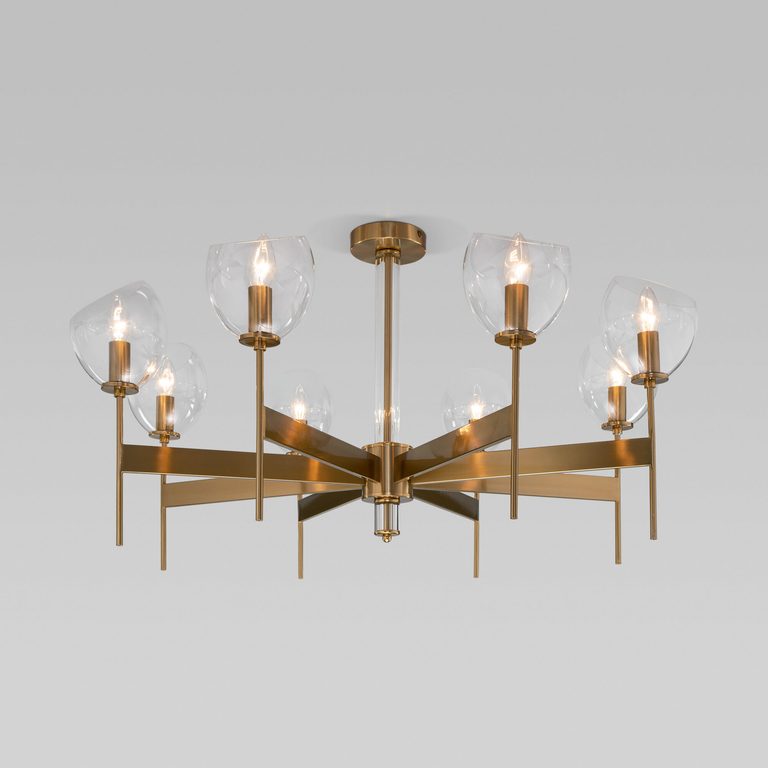 Умный потолочный светильник 60130/8 хром Smart