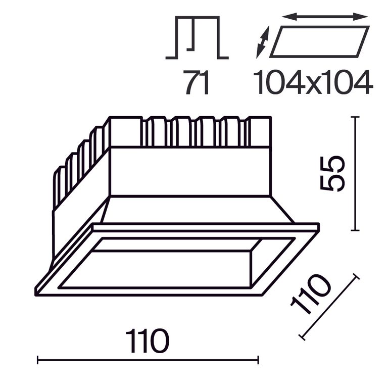 Фото DL056-12W3-4-6K-W - 8