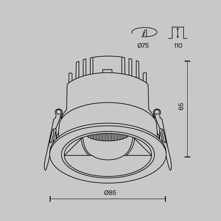 Фото DL100-12W2.7-3-4K-RD-B - 9
