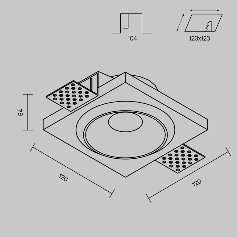 Фото DL124-GU10-01-TRS-W - 10