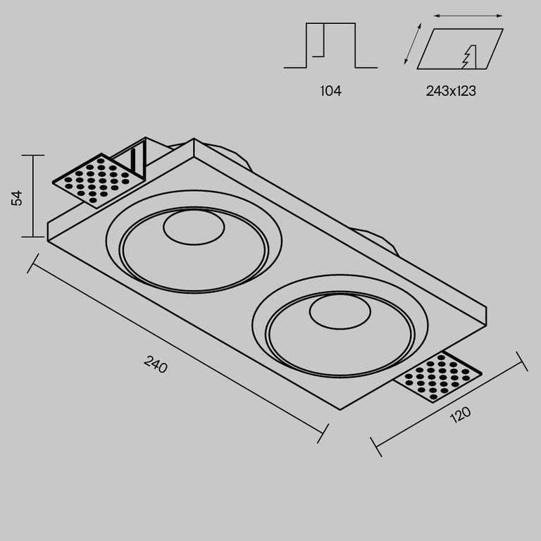 Фото DL124-GU10-02-TRS-W - 10