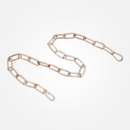 Цепь для люстры 1 м 10302 белый с золотом