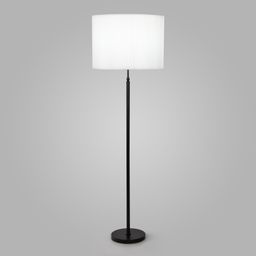 Напольный светильник с тканевым абажуром 01163/1 латунь