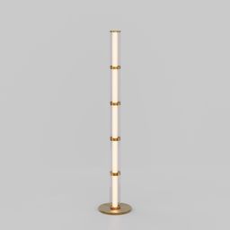 Напольный светодиодный светильник 80537/1 латунь