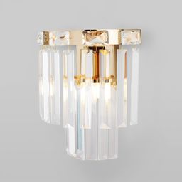 Настенный светильник с хрусталем 10130/1 золото