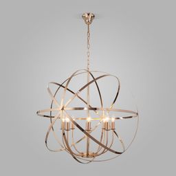 Подвесная люстра в стиле лофт 60139/8 золото