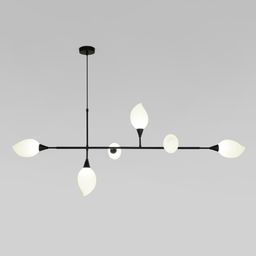 Подвесной светильник с акриловыми плафонами 30188/6 черный