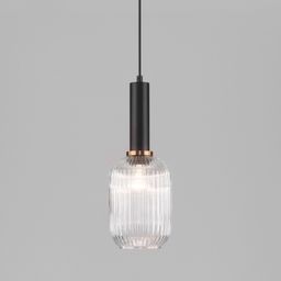 Подвесной светильник со стеклянным плафоном 50181/1 дымчатый