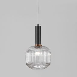 Подвесной светильник со стеклянным плафоном 50182/1 зеленый