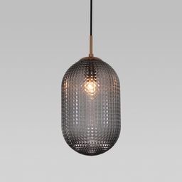 Подвесной светильник со стеклянным плафоном 50261/1 серый