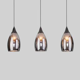 Подвесной светильник со стеклянными плафонами 50285/3 золото