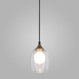 Подвесной светильник со стеклянными плафонами 70216/1 латунь