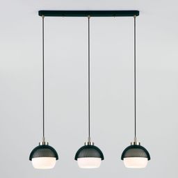 Подвесной светильник в стиле лофт 50106/3 античная бронза / черный