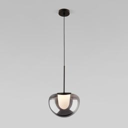 Подвесной светодиодный светильник со стеклянным плафоном 90325/1 черный