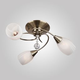 Потолочная люстра со стеклянными плафонами 30100/3 хром