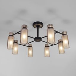 Потолочная люстра со стеклянными плафонами 70115/8 белый