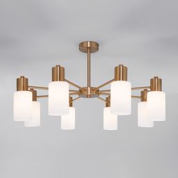 Потолочная люстра со стеклянными плафонами 70160/8 хром