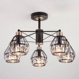 Потолочная люстра в стиле лофт 70075/5 белый