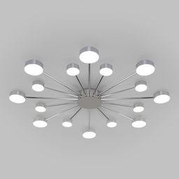 Потолочный светодиодный светильник с регулировкой цветовой температуры 90242/16 хром