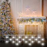 Гирлянда бахрома теплый белый 1,8*0,5М IP20 100-001 — фото 1