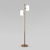 Напольный светильник со стеклянными плафонами 01164/2 латунь — фото 1
