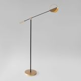 Напольный светильник в стиле лофт 01143/1 черный/золото — фото 1