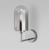 НАСТЕННЫЙ СВЕТИЛЬНИК СО СТЕКЛЯННЫМ ПЛАФОНОМ 60156/1 хром — фото 1