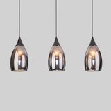 Подвесной светильник со стеклянными плафонами 50285/3 хром — фото 1