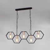 Подвесной светильник в стиле лофт 70117/5 черный — фото 1