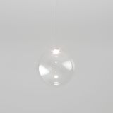 Подвесной светодиодный светильник со стеклянным плафоном 50231/1 LED дымчатый — фото 1