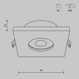 Фото DL083-01-GU10-SQ-B - 2