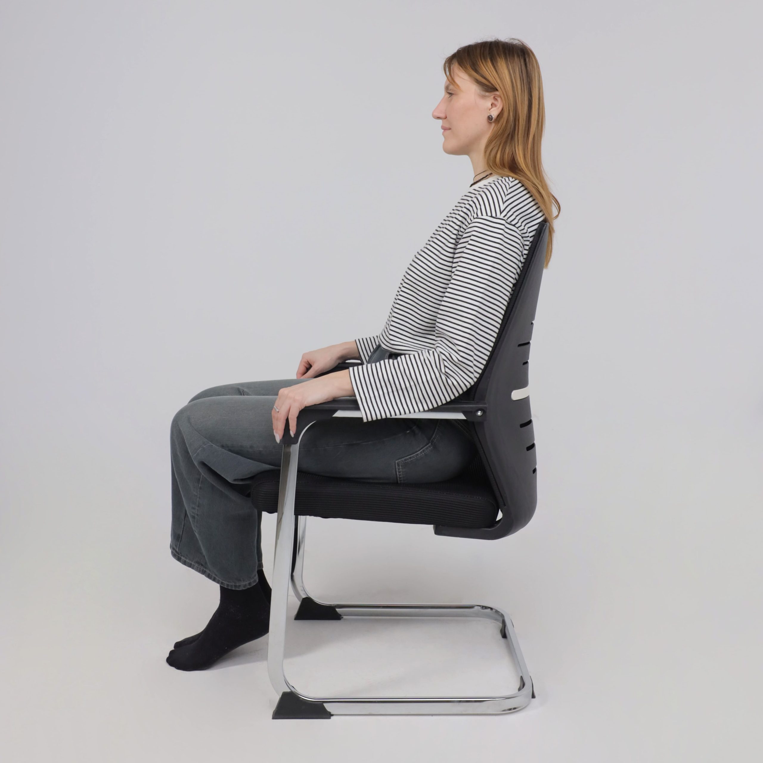 Кресло TAX, черный/хром