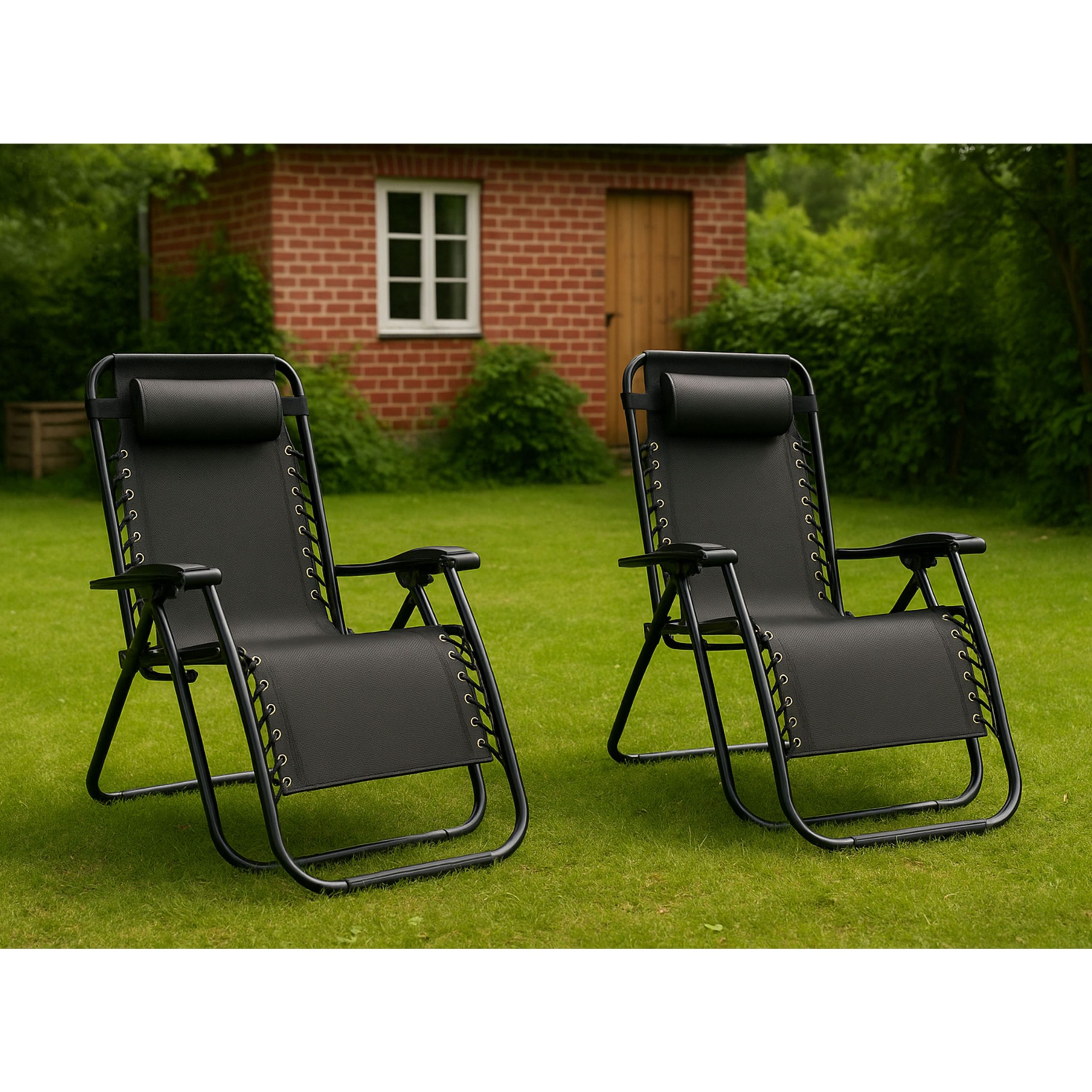 Кресло садовое SARDINIA, черный