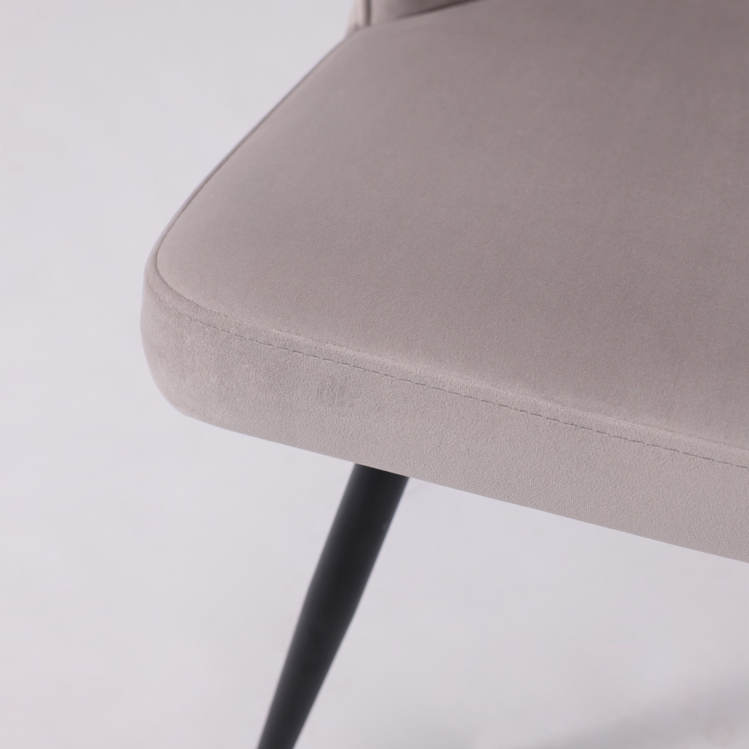 Стул LEONARD M-R1 360, d07 PEARL GREY LUXчерный