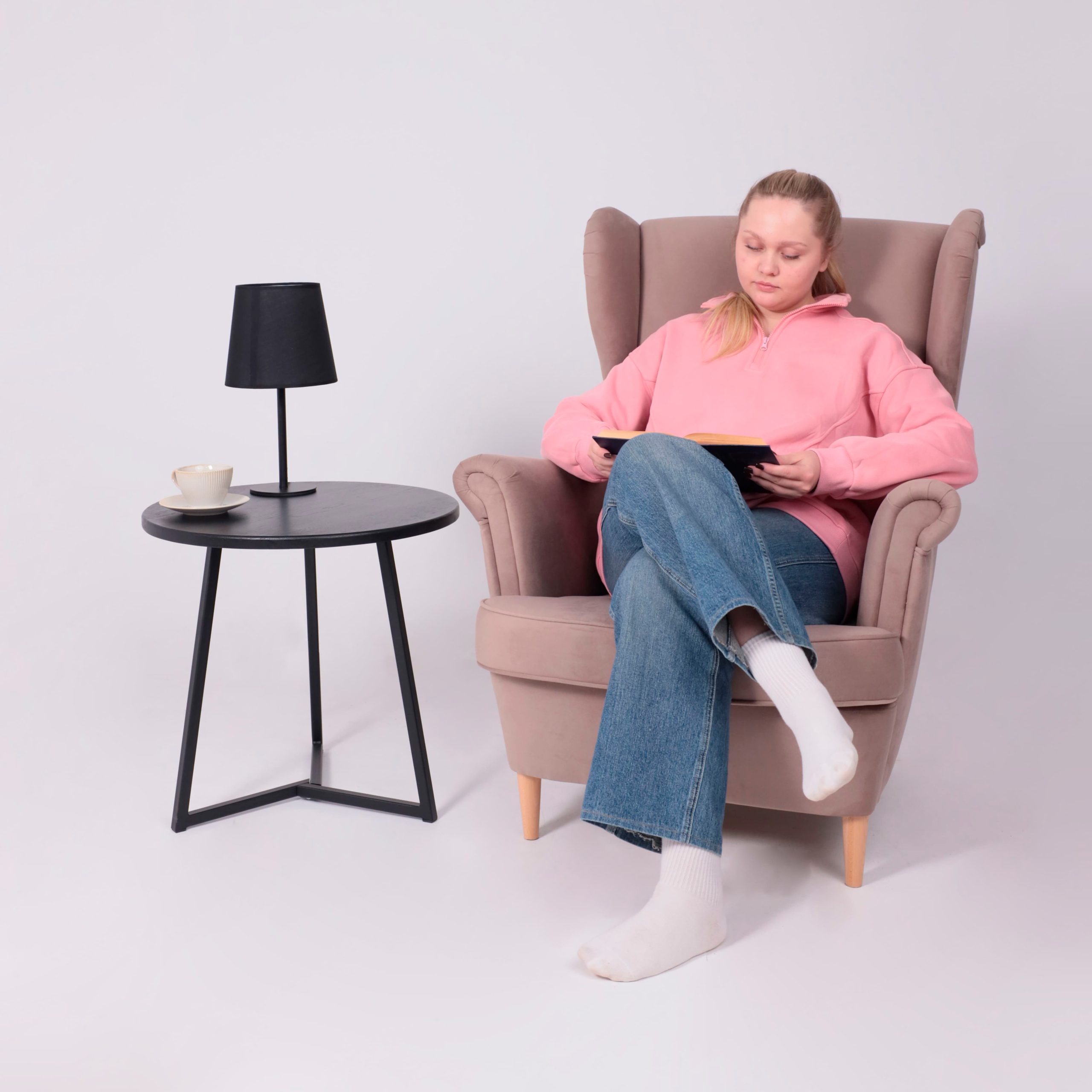 Светильник SHADOW, настольный, E27, черный