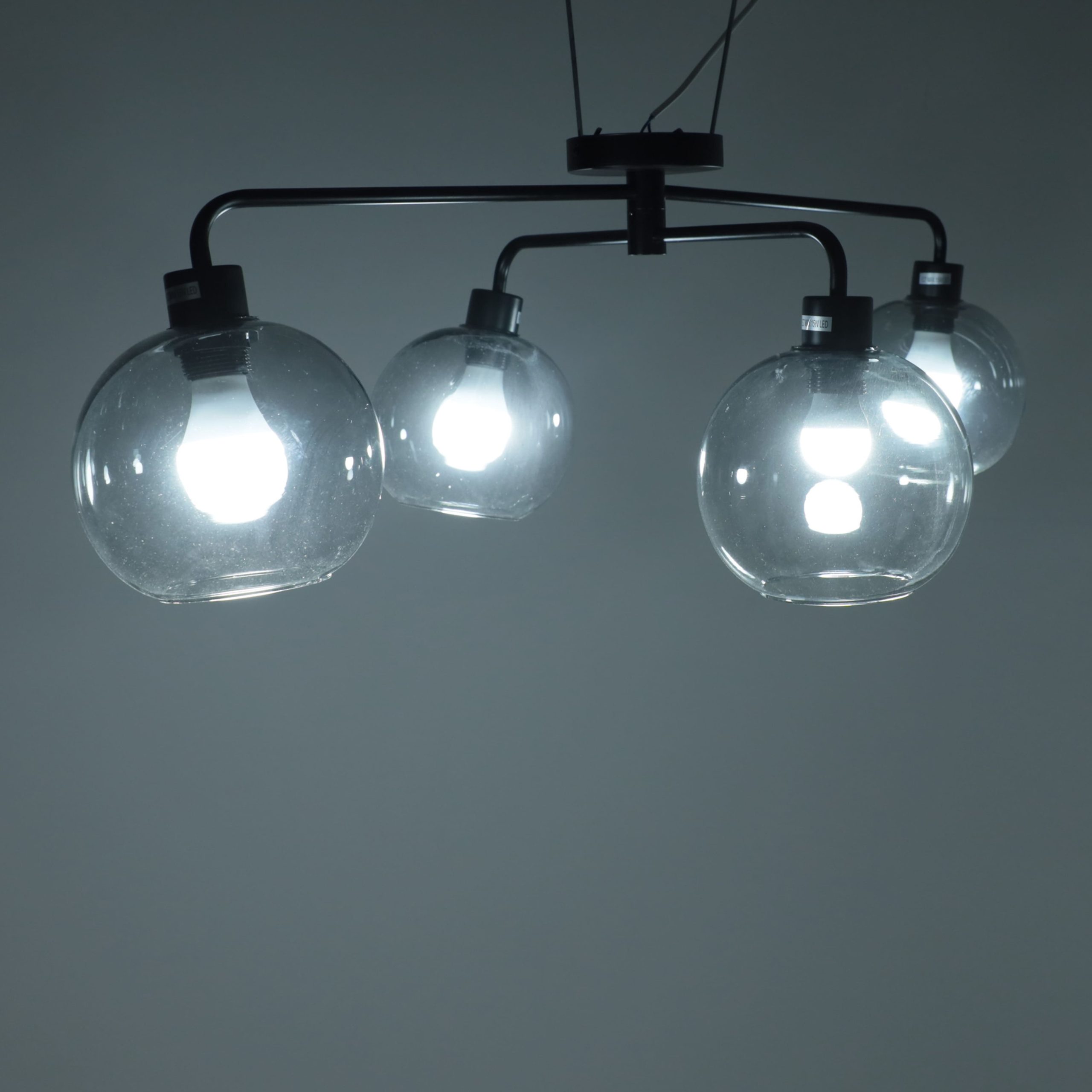 Светильник DROP, потолочный, 4*E27, дымчатый