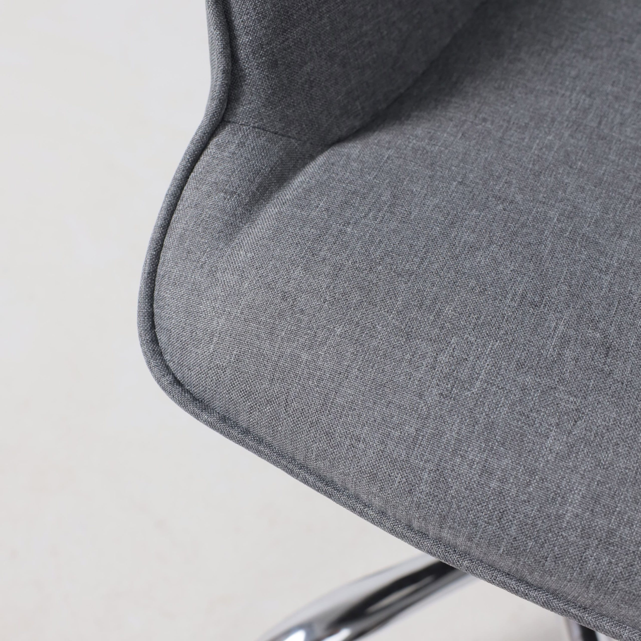 Кресло поворотное BELLA, ткань/серый