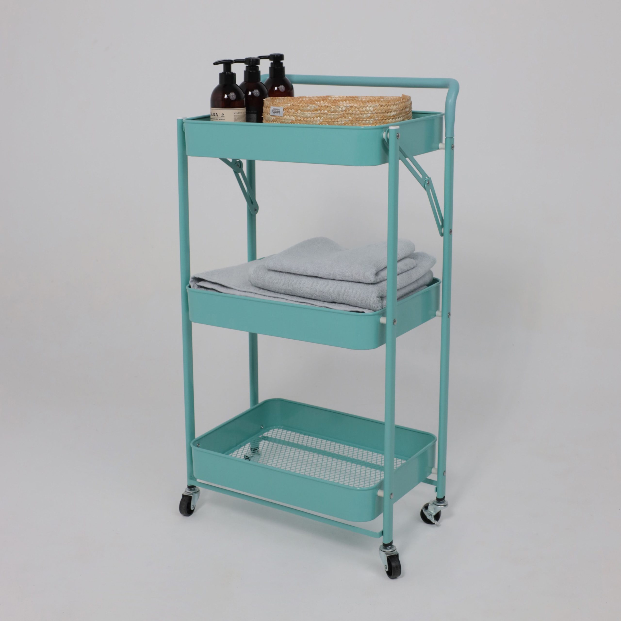 Этажерка NIKA, голубая (бирюзовый)
