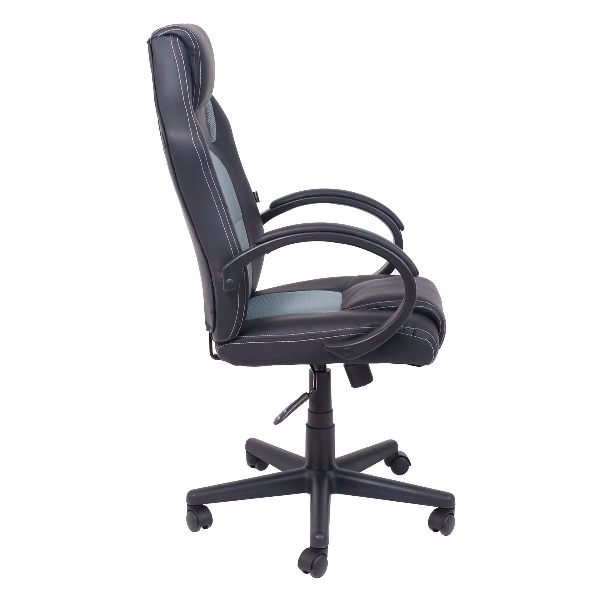 Кресло рабочее, поворотное FAN, тёмно-серый