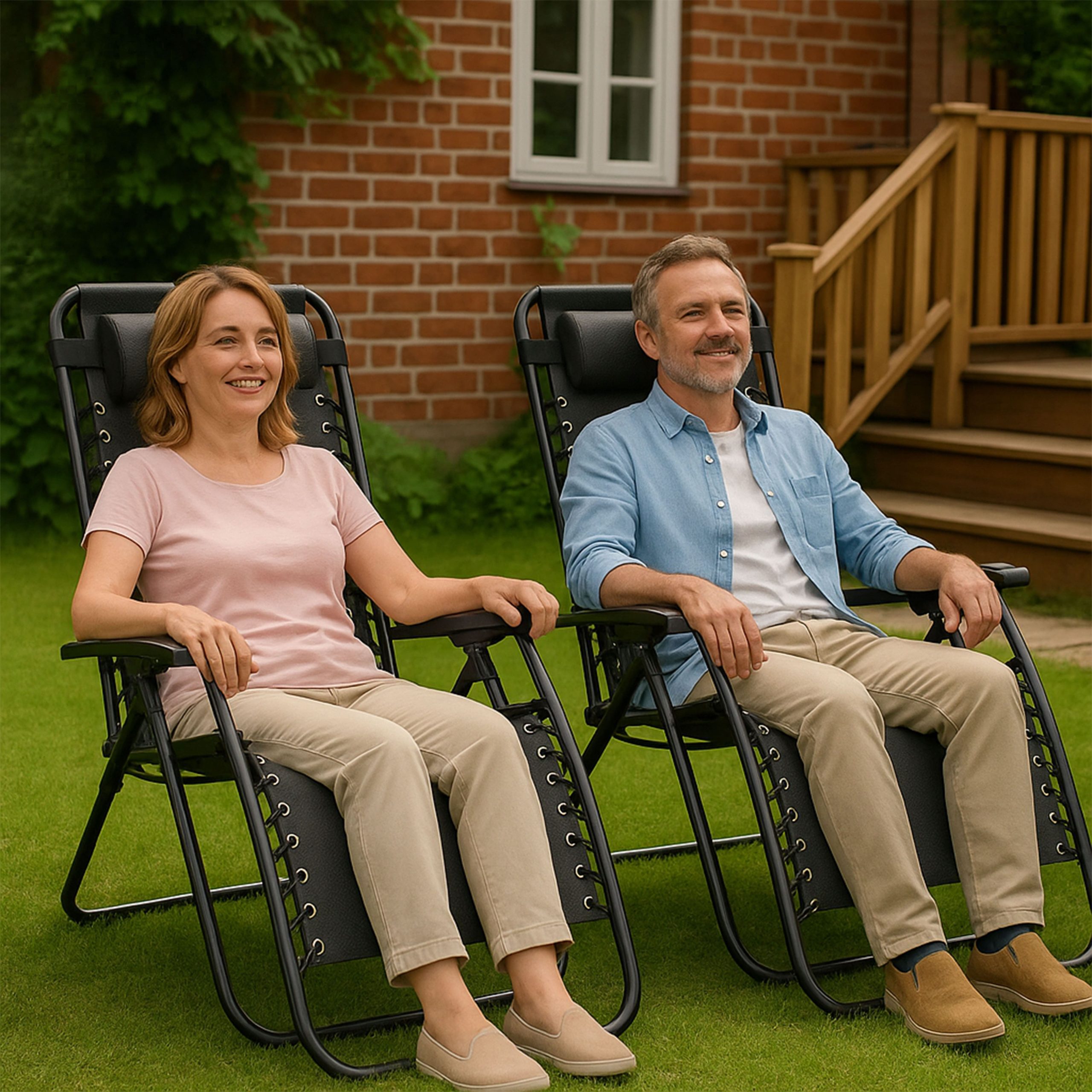 Кресло садовое SARDINIA, черный