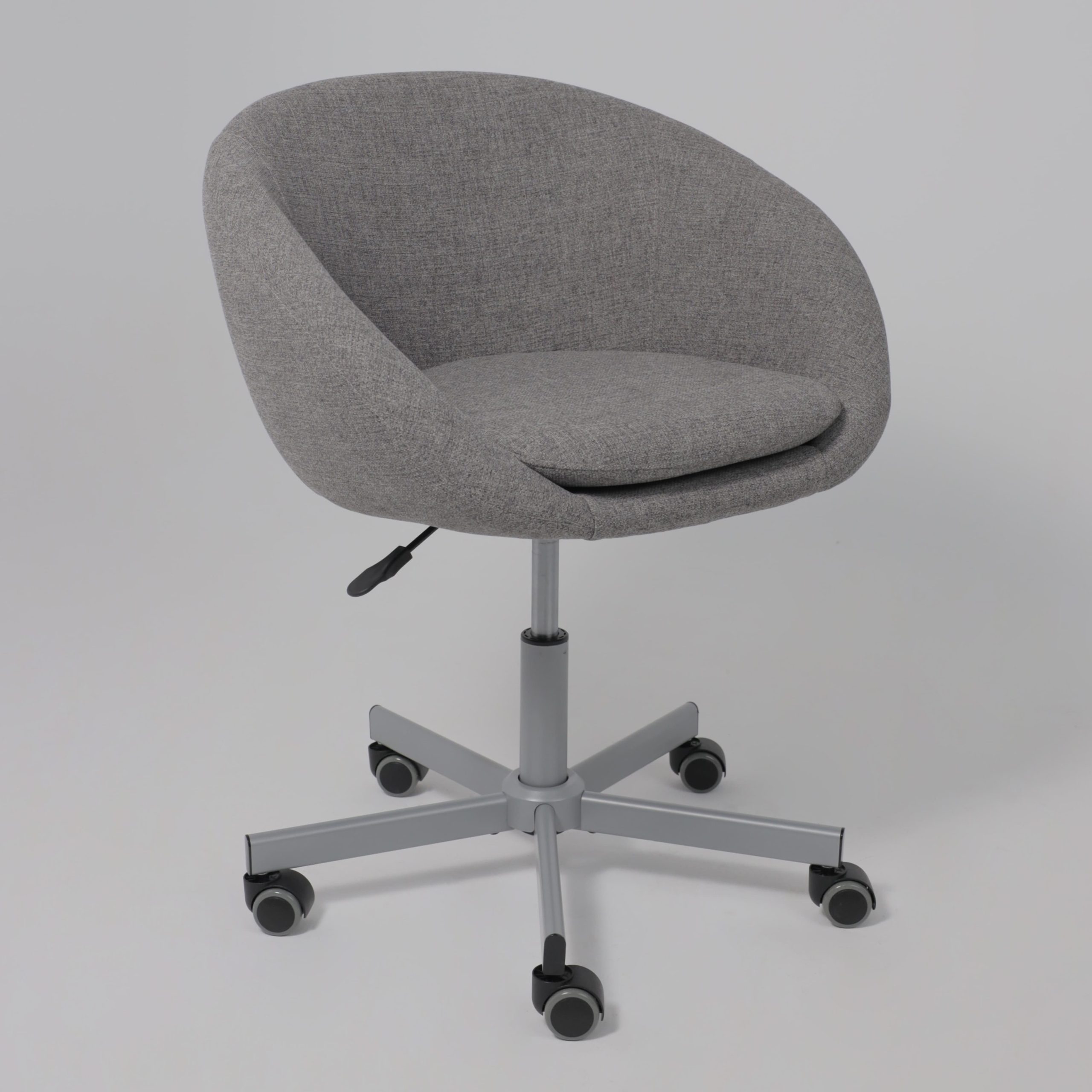 Кресло поворотное ELENA, ткань, серый